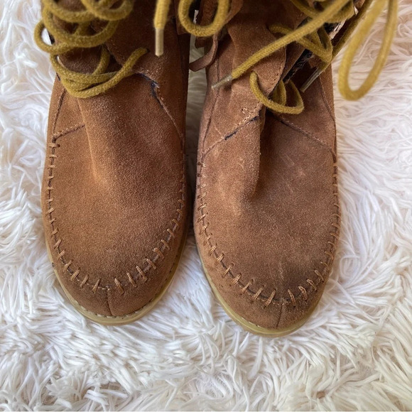 Sbicca Wagon Women Round Toe Suede Ankle Boot size 8 - Picture 4 of 10